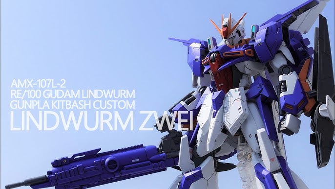 ガンプラ改造＆全塗装】RE/100 ガンダムリントヴルムをミキシング改造 
