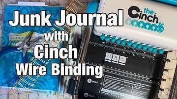 Junk Journal with Cinch Wire Binding - Ocean Theme Junk Journal