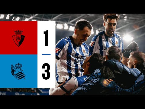 HIGHLIGHTS | LaLiga 25-26 | J13 | CA Osasuna 1-3 Real Sociedad