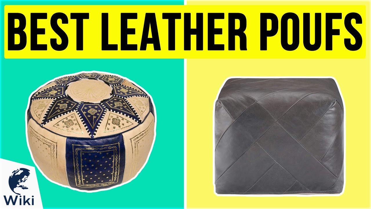 10 Best Leather Poufs 2020