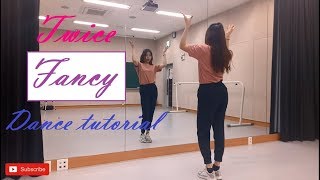 TWICE FANCY DANCE TUTORIAL (MIRROR AND  EXPLAINATION) dance tutorial by Kathleen Carm