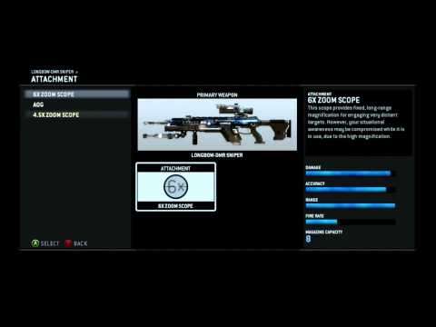 Titanfall Longbow-DMR Sniper Attachments and Mods