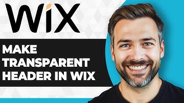 How to Make Transparent Header in Wix Studio (Step By Step)