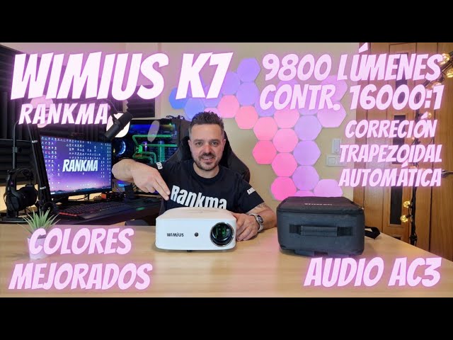 WIMIUS K8: el proyector ideal para disfrutar en casa