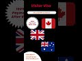Canada Australia UK Sure Shot Visitor Visa 2024..
