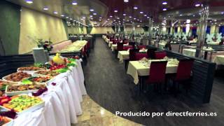 A bordo del ferry Cruise Barcelona de Grimaldi Lines