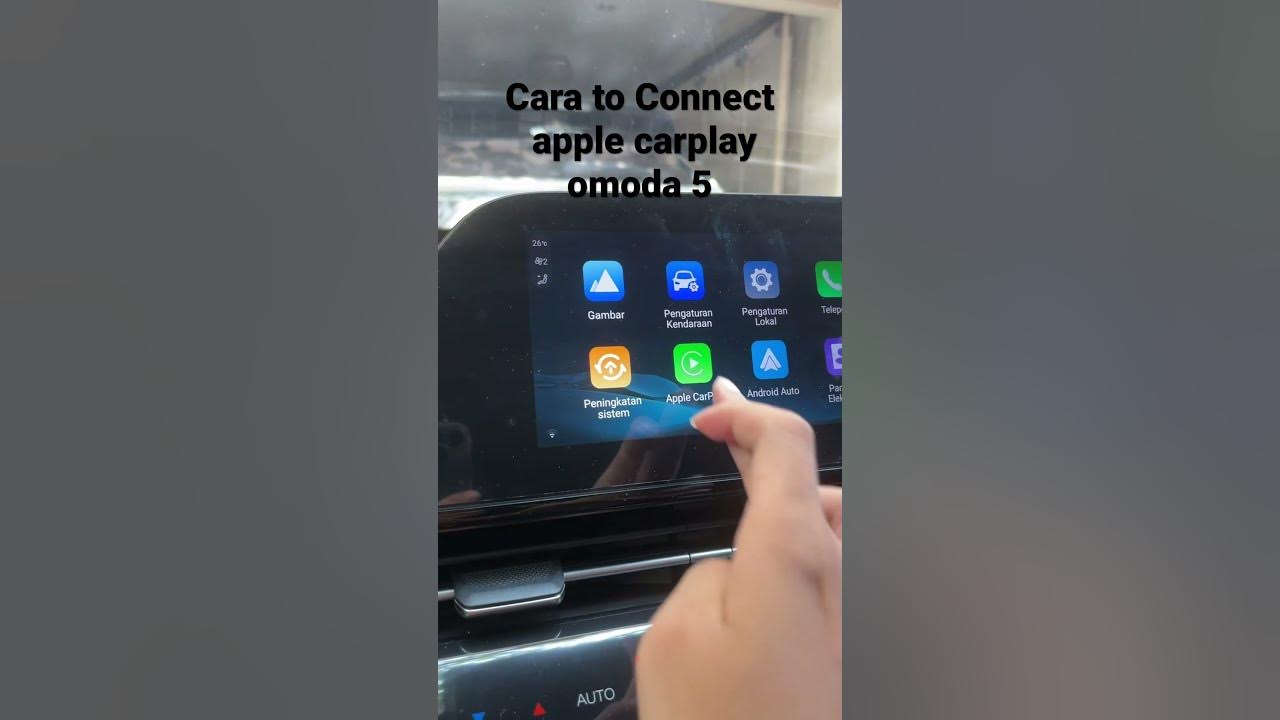 Cara connect apple carplay cherry omoda 5 youtube