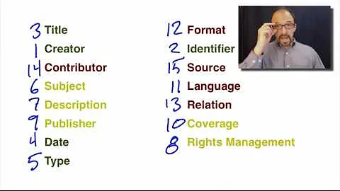 Metadata MOOC 8-3: Resource Discovery Part 1: Elem...