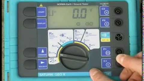 Introduction to GEOX 3 Pole Method of Earth Ground Testing   YouTube