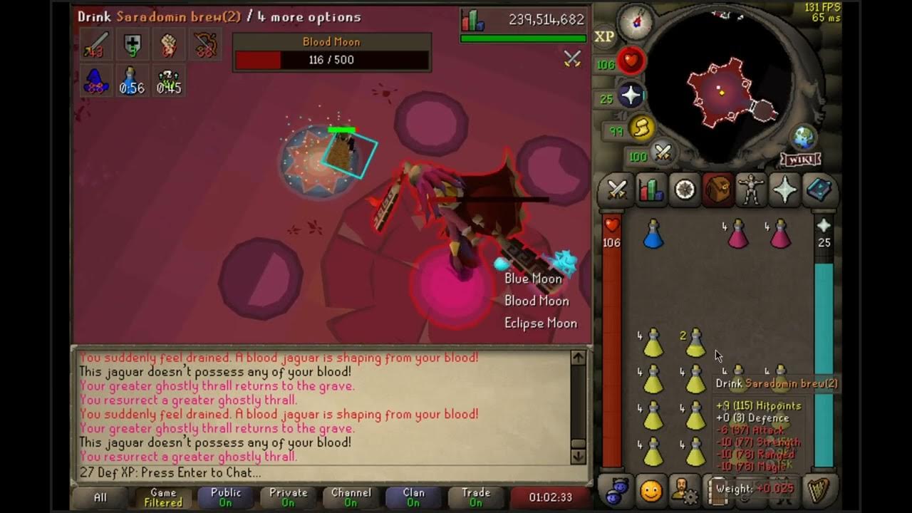OSRS Blood Moon Thrall Only YouTube
