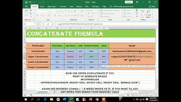 Concatenate (Part 01) | Upper, Lower, Proper Concatenate | MS Excel
