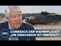 BUNDESWEHR: Kommt die Wehrpflicht zurück? Kanzler Scholz äußert sich auf Tagung zur Truppe