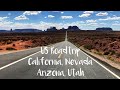 USA West Coast Road Trip - California, Nevada, Utah and Arizona