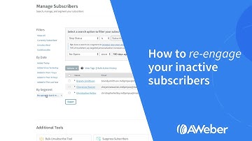 How to send a re-engagement email to your inactive subscribers