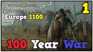 I Play As A Impoverish English Noble In The 100 Year War - Europe 1100 #1 - Mount & Blade Bannerlord