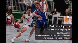 Patrick Lyons 202122 First Half Highlights