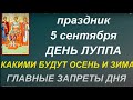 5 сентября народный праздник День Луппа. Главные запреты дня. Народные приметы. Именинники дня.