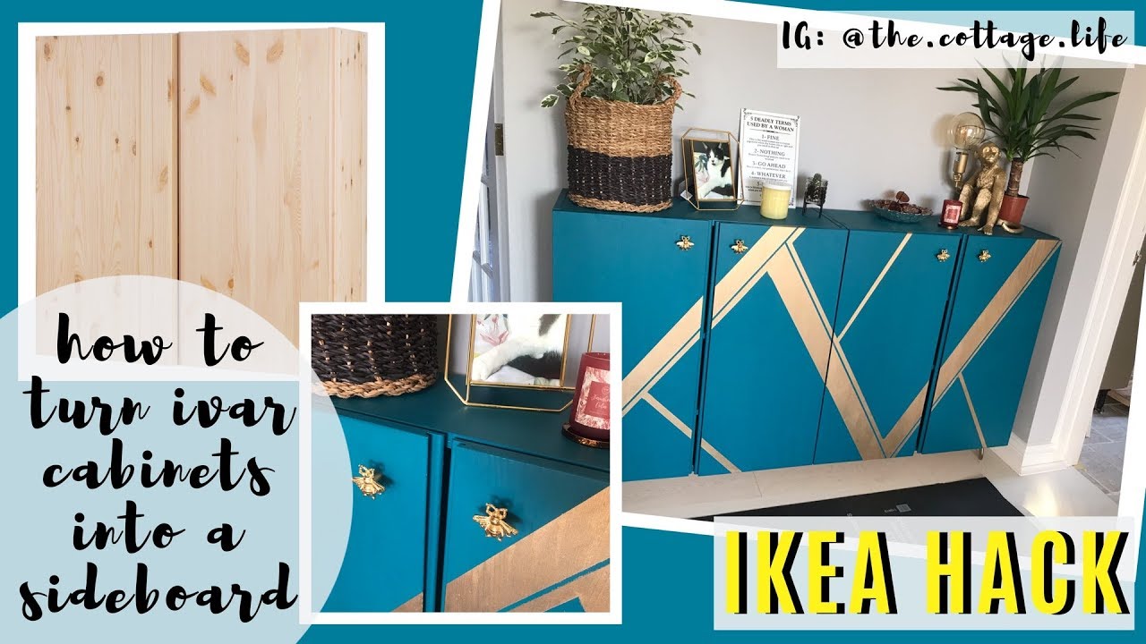 Ikea Hack How To Turn Ivar Cabinets Into A Sideboard Home