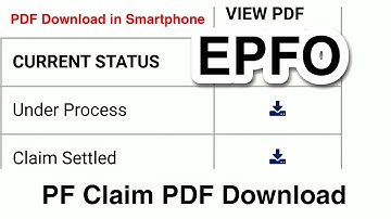 pf claim pdf download kaise kare | pf claim pdf download problem | pf claim pdf not opening