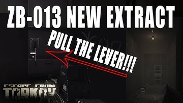 ZB-013 NEW CUSTOMS EXTRACT FOUND - Escape from Tarkov