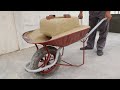 Creative wood stove / How to make a wood stove from an old cart