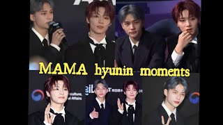 Hyunin in MAMA awarding ceremony #hyunin #hyunjin #i_n #straykids