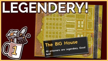 LEGENDARY and GANGS Only! | Prison Architect #1