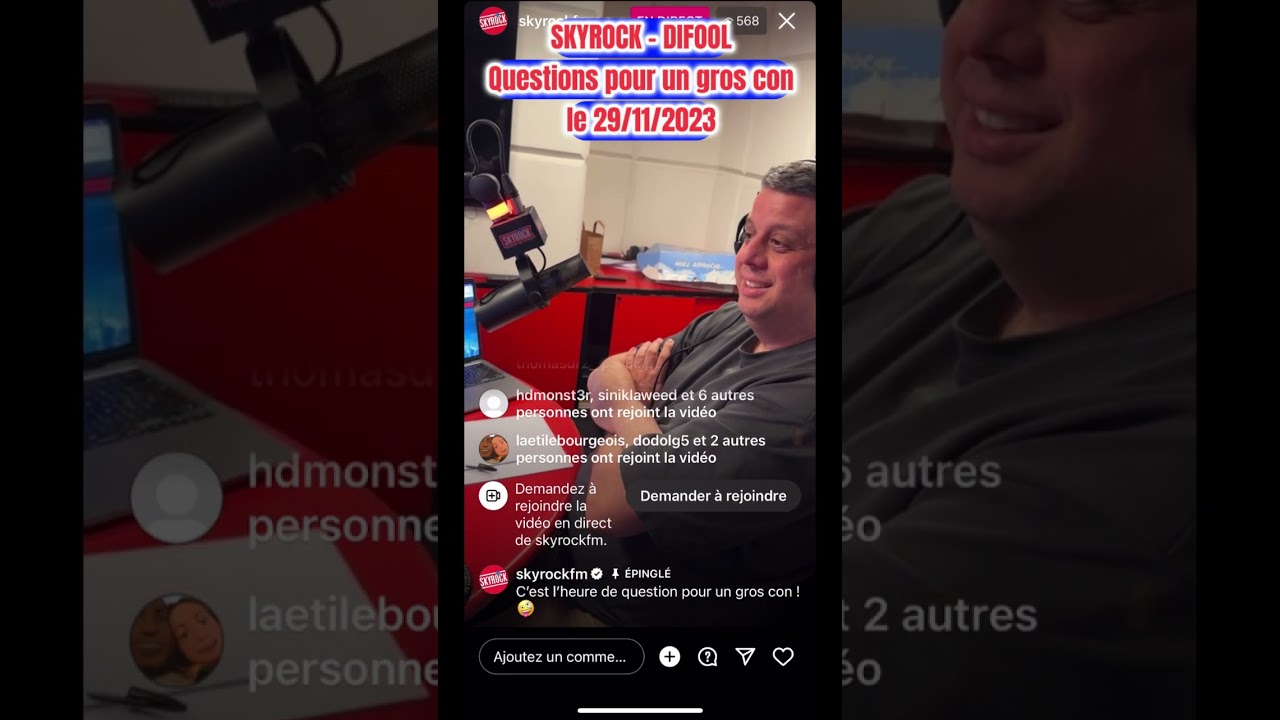 Skyrock - Questions pour un gros con - 28/11/23