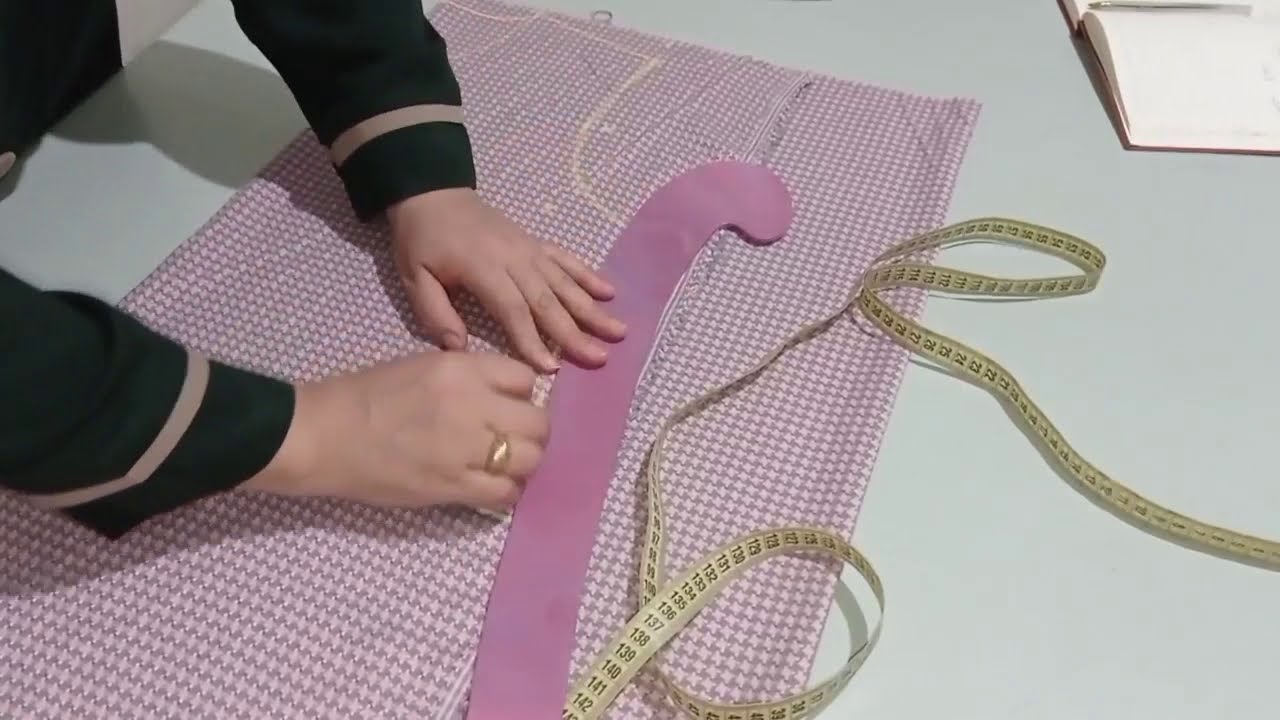 طريقة فصالة جلابة مسدودة من الامام