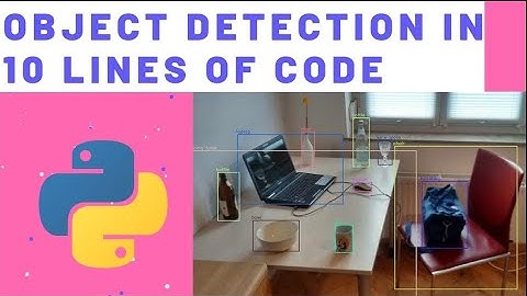 Object Detection using python Deep Learning algorithm yolov3 | tensorflow in just 10 lines of code