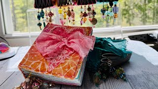Batik Fabric Junk/Art Journal Flip Throughs (Vermont Retreat Workshop)