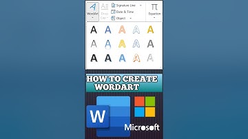 How to Create Wordart in MS Word | How to Add Wordart in Word @TechnologyGyan @TrakinTech