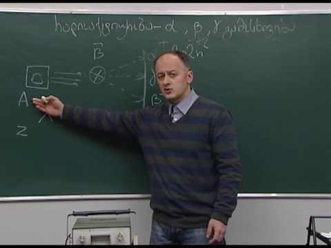 რადიოაქტიურობა.  α, β და γ გამოსხივება