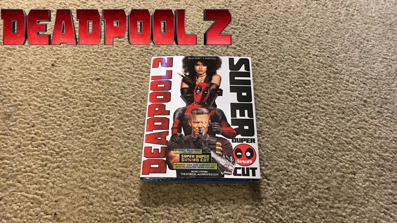 Deadpool 2 Blu Ray Unboxing