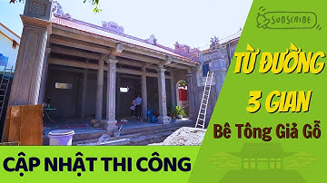 Cập Nhật Tiến Độ Hoàn Thiện Mẫu Từ Đường 3 Gian Truyền Thống Đẹp Tại Kim Động, Hưng Yên | Kisato