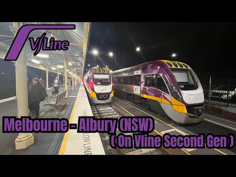 Melbourne To Albury NSW On V Line Second Gen VLocity