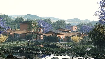 D5 render—乡村建筑