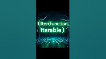 “Python Filter Function Explained in 60s 🚀”