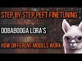 Peft lora finetuning with oobabooga how to configure other models than alpacallama stepbystep