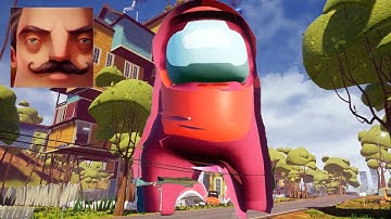 Hello Neighbor - My New Neighbor Big Among Us Act 2 Random Gameplay Walkthrough