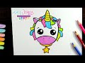 Cómo dibujar un UNICORNIO - How to draw a UNICORN EASY