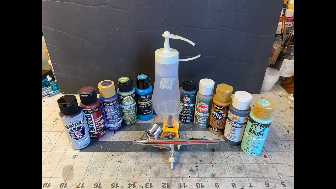Craft Paint Tutorial How To Thin And Spray Plus A Thinner Recipe Craft Paint Tutorial How To Thin And Spray Plus A Thinner Recipe