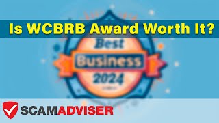 Are There Any Benefits From Winning WCBRB Best Business Award Or Is It Just A Scam?