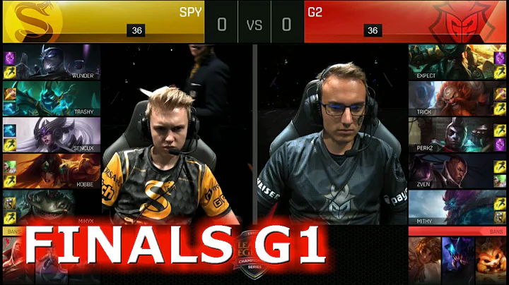 Splyce vs G2 eSports | Game 1 Grand Finals S6 EU LCS Summer 2016 PlayOffs | SPY vs G2 G1 Final