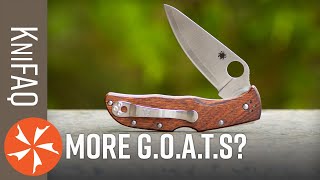 KnifeCenter FAQ #129: G.O.A.T. Knives Revisited + Sinister Blades