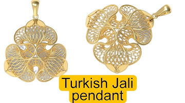 Turkish  jali jewelry pendant 3D Modeling#tutorial /04