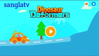 Dinosaur Deformer - Switch the car to morphing mode and explore different locations | Yateland Games screenshot 5