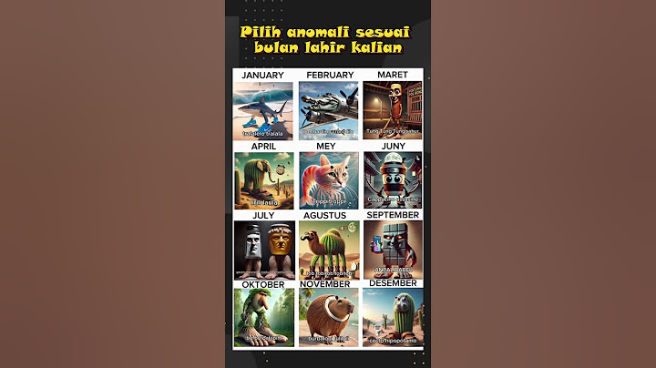 AYO PILIH ANOMALI VIRAL SESUAI BULAN LAHIR KALIAN #tungtungsahur #games #facts #anomaly #anomali