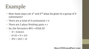Daily FE Exam Prep - Lessons - Probability - 02 - Permutations