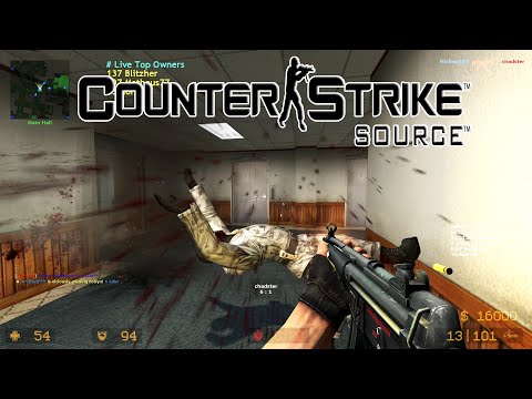 Counter-Strike: Source - Office Map with Random Guns